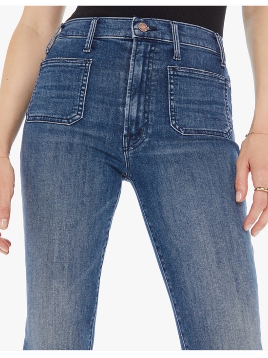 MOTHER Denim - MOTHER HUSTLER PATCH POCKET ANKLE FRAY - OUT FOR THE EVENING